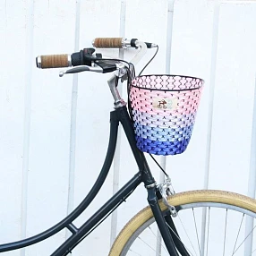 Корзина хорошая сине-розовая