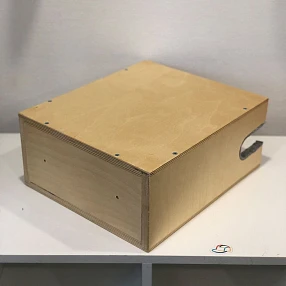 Полка для хранения велосипеда светло-коричневая