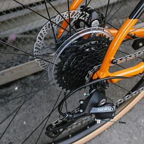 Велосипед Fuji 2024 GRAVEL JARI 2.3 A6-SL оранжевый (размер 55.5)