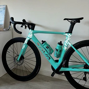 Светоотражающие наклейки it's my!bike светящийся в темноте леопард