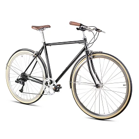Велосипед 6KU Odyssey 8spd City Bike 58 Delano Black
