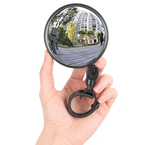 Зеркало круглое с силиконовым креплением на руль Vinca JY 17