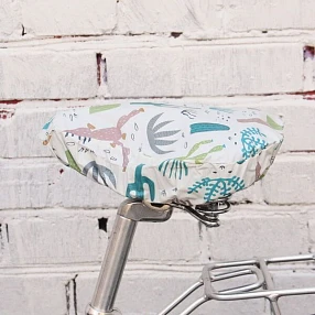 Непромокаемый чехол на седло Кактусы