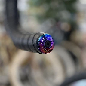 Заглушки руля BLB Barons Alloy Bar Ends Oil Slick