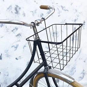 Велосипедная металлическая корзина Itsmybike черная Жирарден