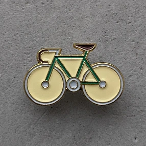 Значок Heart of Moscow с велосипедом (разные цвета)