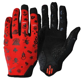 Велоперчатки Cinelli MIKE GIANT RED GIRO DND GLOVES красные