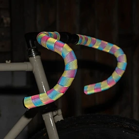 Обмотка BLB Supreme Pro Reflective Bar Tape 2 Tone Pink-Blue-White