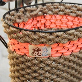 Корзина хорошая канатно-коралловая