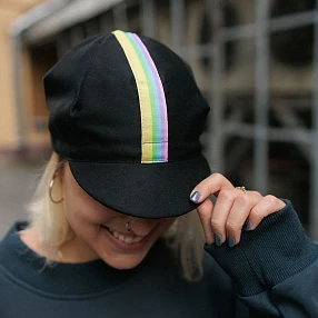 Велокепка it's my!bike черная классическая