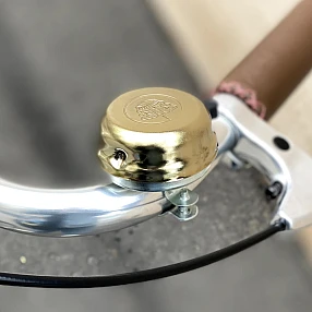 Звонок it's my!bike золотой