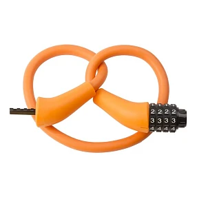 Тросовый велозамок M-Wave 90см оранжевый