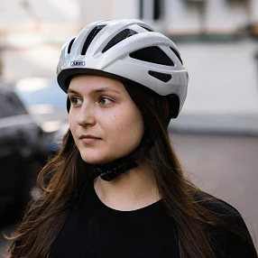 Велошлем ABUS Macator Gleam Silver M