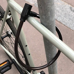 Тросовый велозамок M-Wave 80см