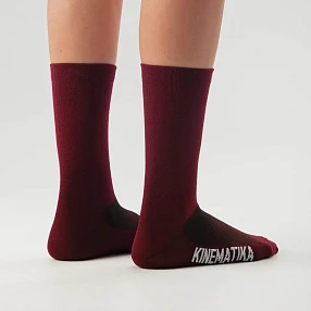 Носки KINEMATIKA Wine бордовые 43-46