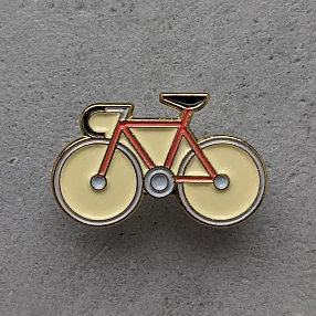 Значок Heart of Moscow с велосипедом (разные цвета)