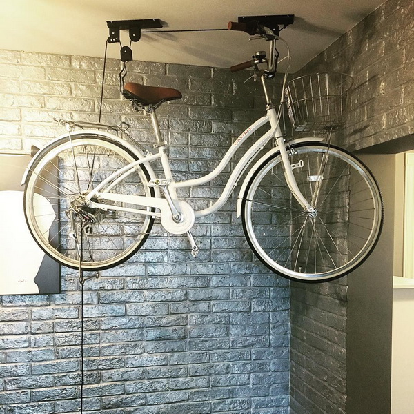Хранение велосипеда крепление держателя к потолку купить в интернет – магазине ремонты-бмв.рф