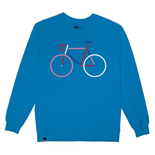 Свитшот Dedicated Malmoe Color Bike Blue - фото 5