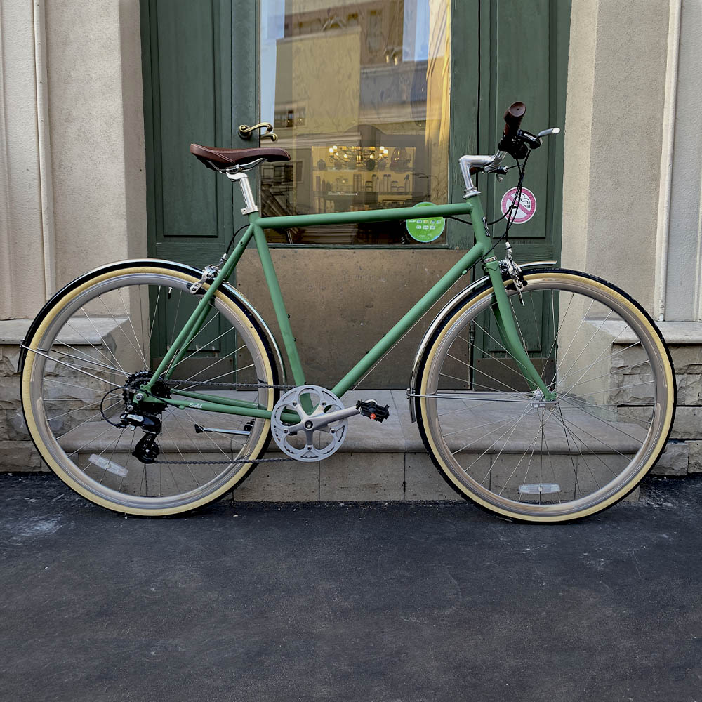 Велосипед 6KU Odyssey 8spd City Bike 58 Silverlake Green - фото 9