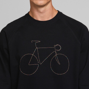 Свитшот Dedicated Malmoe Rainbow Bicycle Black мужской