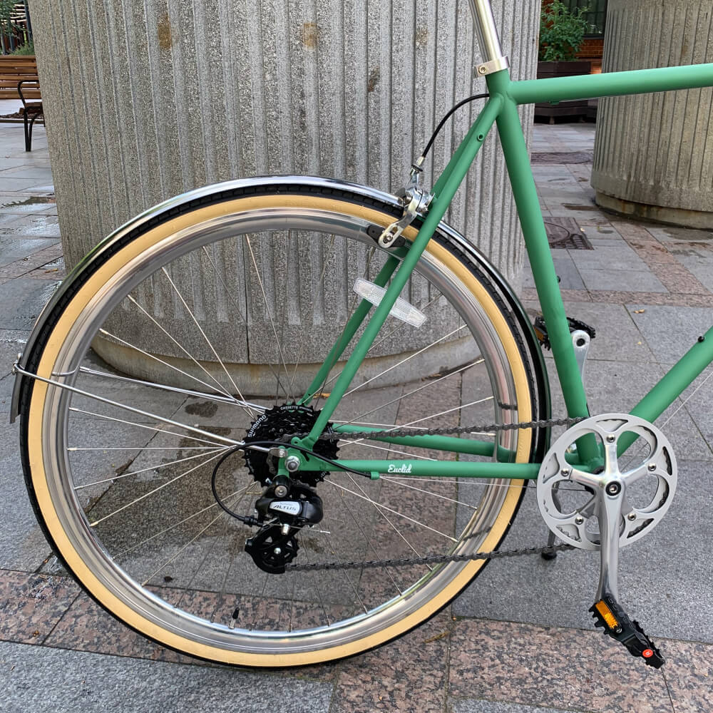 Велосипед 6KU Odyssey 8spd City Bike 54 Silverlake Green - фото 6