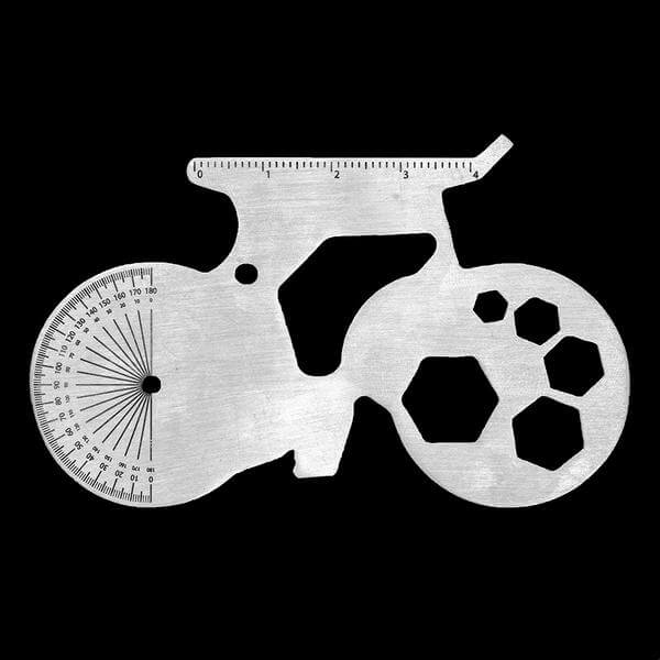 Bike shaped multi store tool