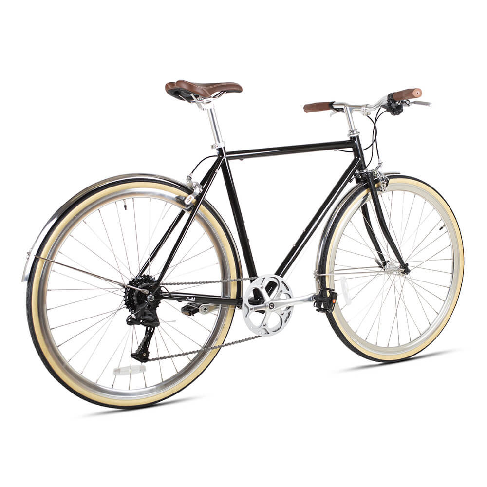 Велосипед 6KU Odyssey 8spd City Bike 54 Delano Black - фото 11