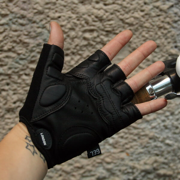 Велосипедные перчатки Brick Lane Bikes кожаные черные (разные размеры) - фото 7