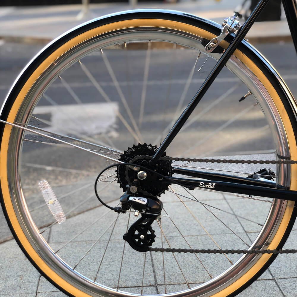 Велосипед 6KU Odyssey 8spd City Bike 54 Delano Black - фото 4