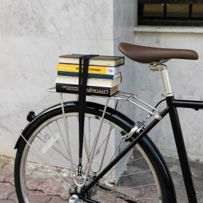 Багажная резинка тройная для велосипеда 55 см NUVO черная