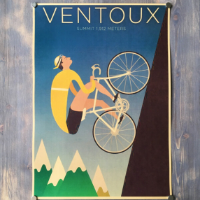 Винтажные постеры с велосипедом (разные дизайны)