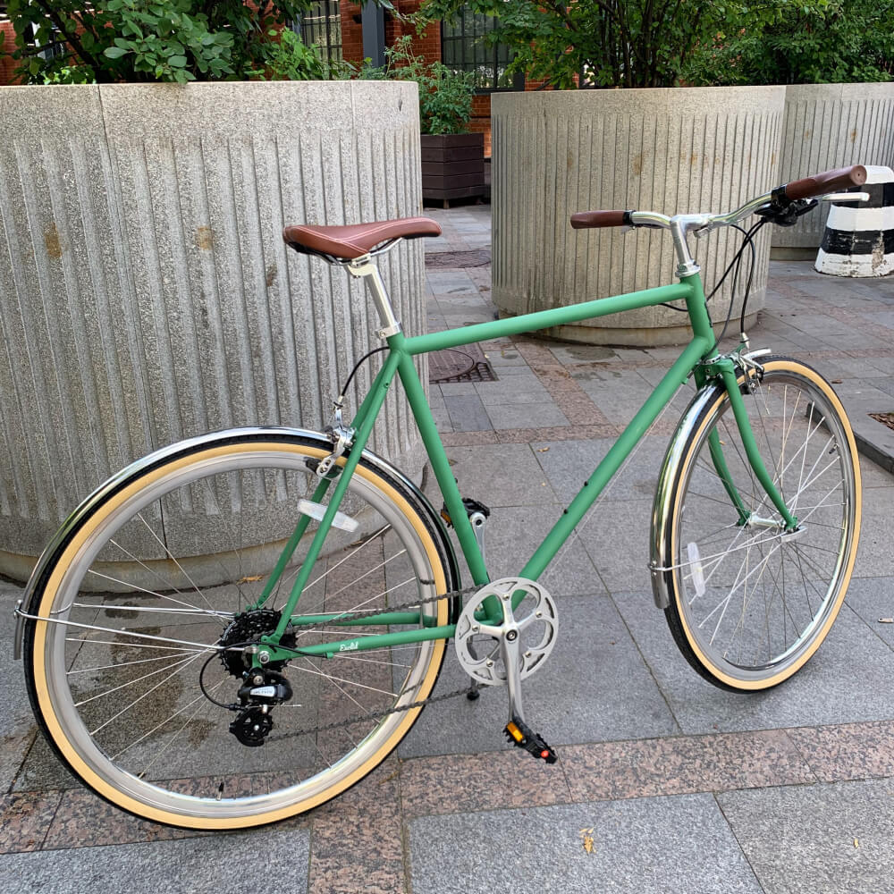 6KU Odyssey 8spd City Bike 54 Silverlake Green 24693 it s my bike