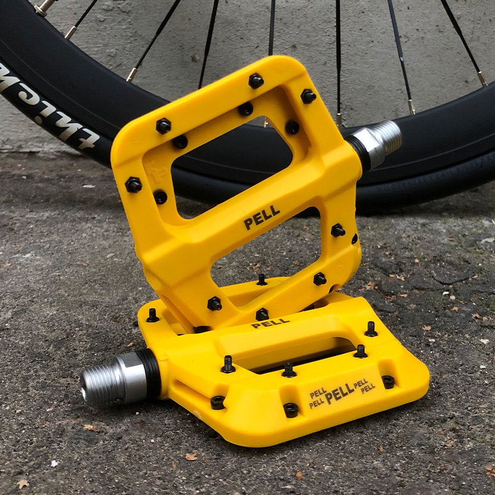 Педали Pell Pedals Yellow 20813 купить в интернет магазине it`s my!bike