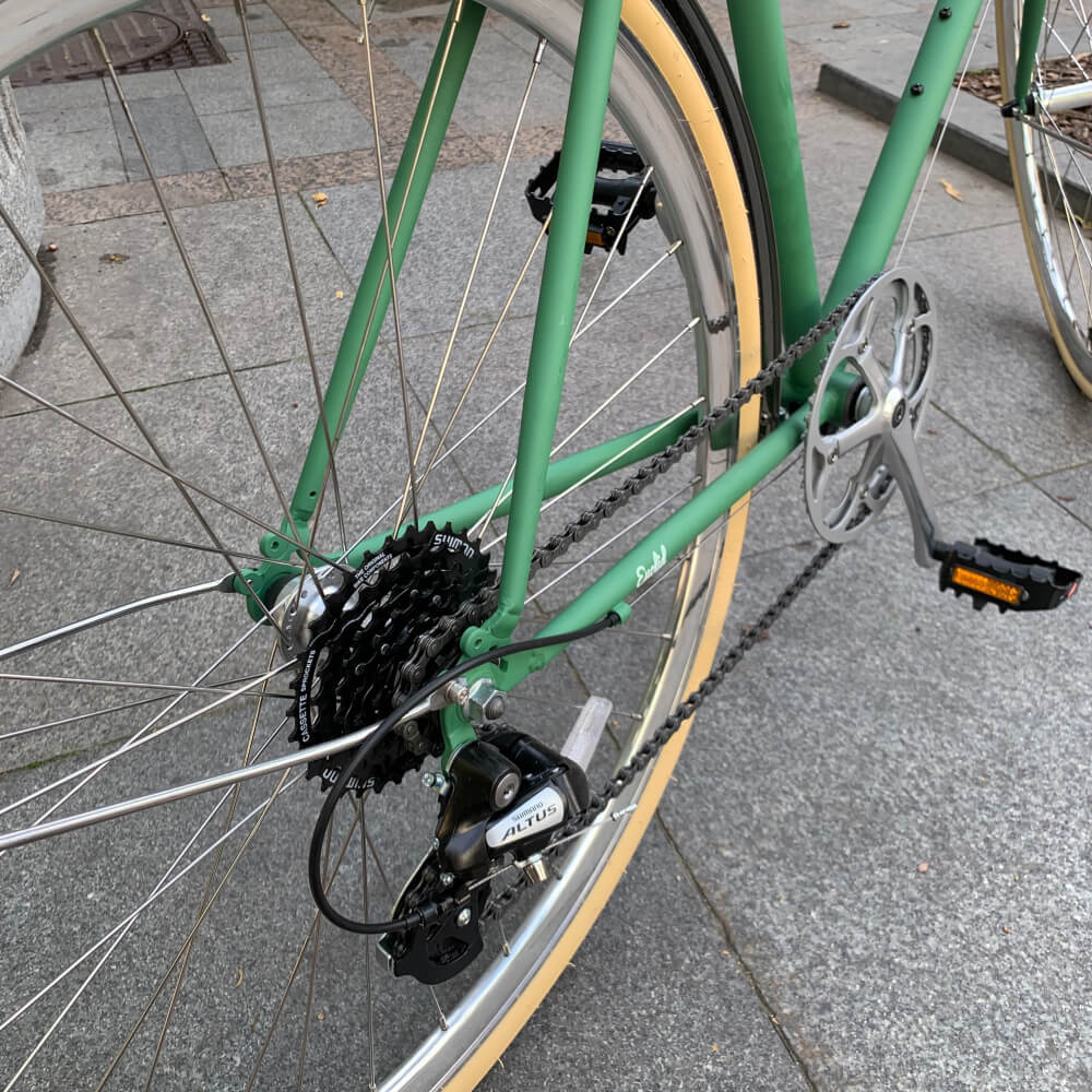 Велосипед 6KU Odyssey 8spd City Bike 54 Silverlake Green - фото 8
