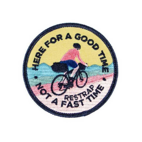 Нашивка на одежу Restrap HERE FOR A GOOD TIME PATCH
