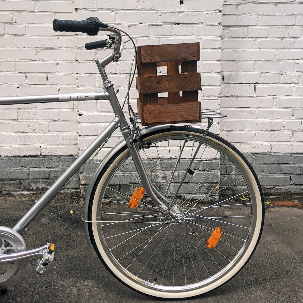 Велосипедный ящик Вася темно-коричневый - фото 2