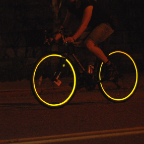 Светоотражающие наклейки на обод колеса it's my!bike