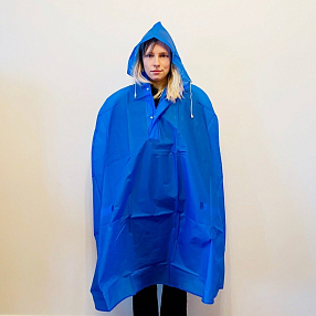 Дождевик M-Wave синий