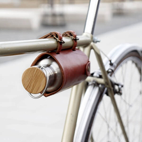 Держатель бутылки кожаный (разные цвета)