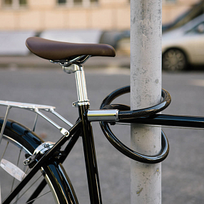 Велосипедный тросовый замок 20х1000 мм черный Vinca