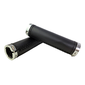 Кожаные грипсы Selle Montegrappa Black