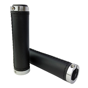 Кожаные грипсы Selle Montegrappa Black