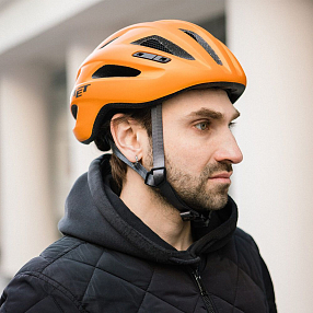 Велошлем MET Crossover Matt Orange XL
