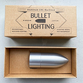 Задний велосипедный фонарь Rindow Bullet Silver