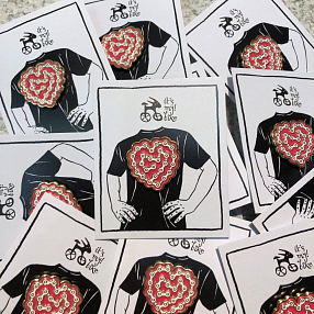 Значок it's my!bike Heart