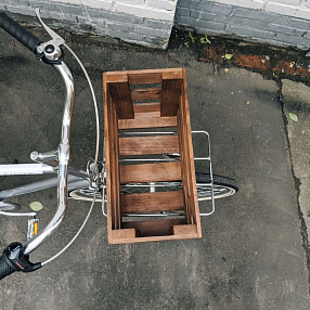 Велосипедный ящик Вася медовый