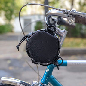 Велосипедная сумка тубус от Никита Грузовика голографическая