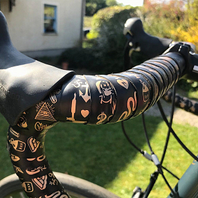 Обмотка руля Cinelli Tape Volee Mike Giant Gold / Черный