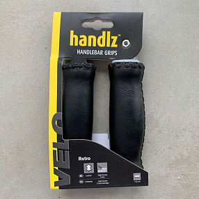 Велосипедные кожаные грипсы M-wave (разные цвета)