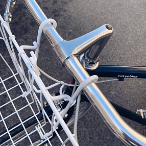 Велосипедная корзина WALD 133 белая